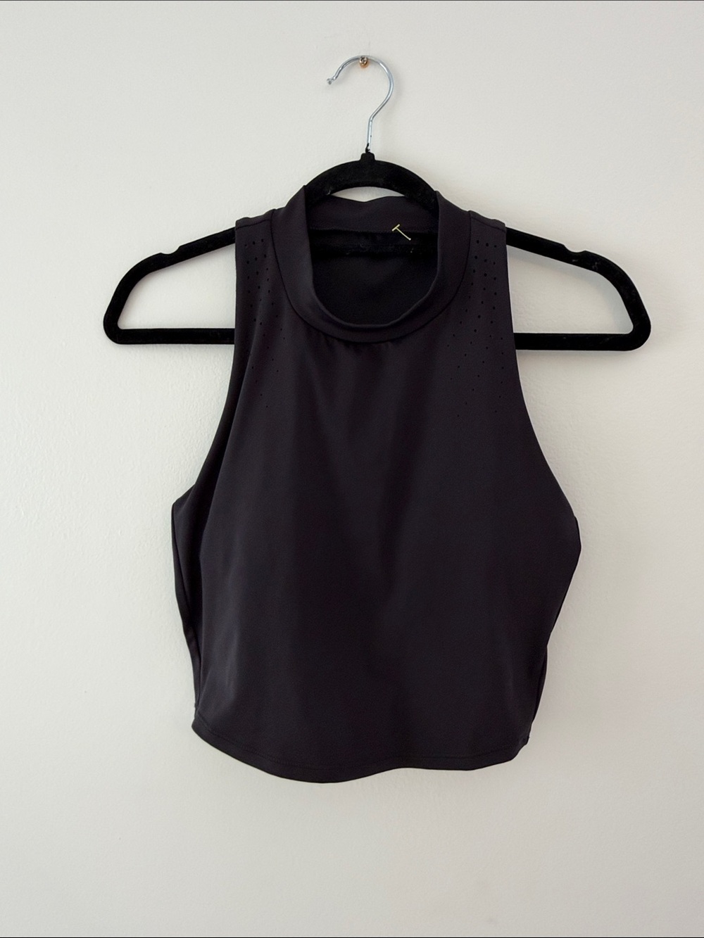 all in motion Black Sleeveless High-Neck Tank